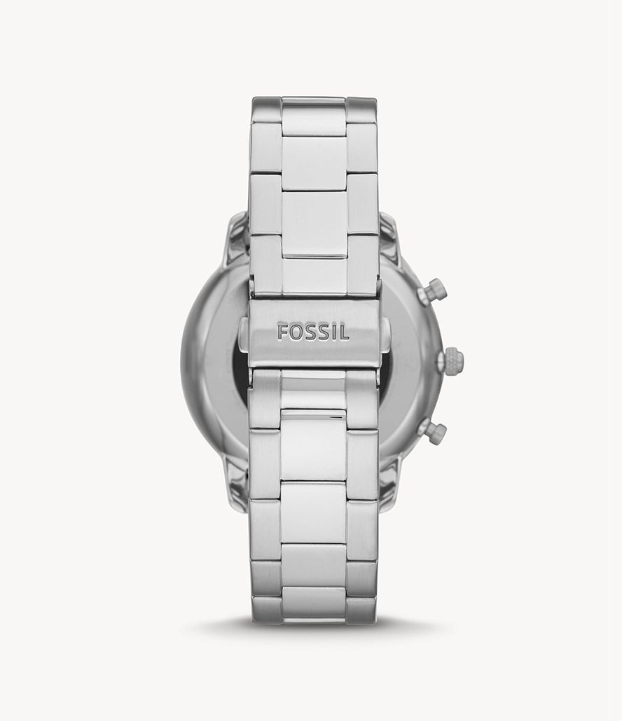 Fossil Hybrid Hr Neutra Stainless Steel Smarture Herre Sort | IXELYM-897