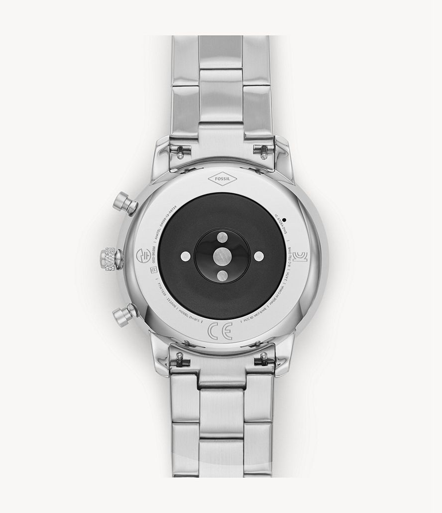 Fossil Hybrid Hr Neutra Stainless Steel Smarture Herre Sort | IXELYM-897