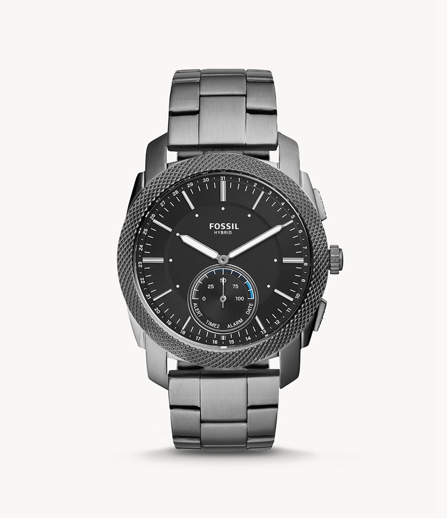 Fossil Hybrid Machine Stainless Steel Smarture Herre Grå | MTSPJG-308