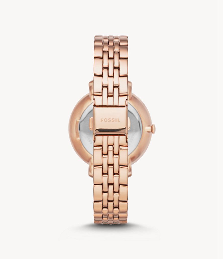 Fossil Jacqueline Rose-Tone Stainless Steel Ure Dame Lyserød Guld | CXEAGN-684