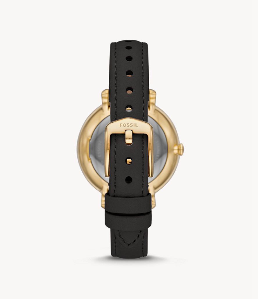 Fossil Jacqueline Solar-Powered Eco Læder Ure Dame Guld | KIADCB-704