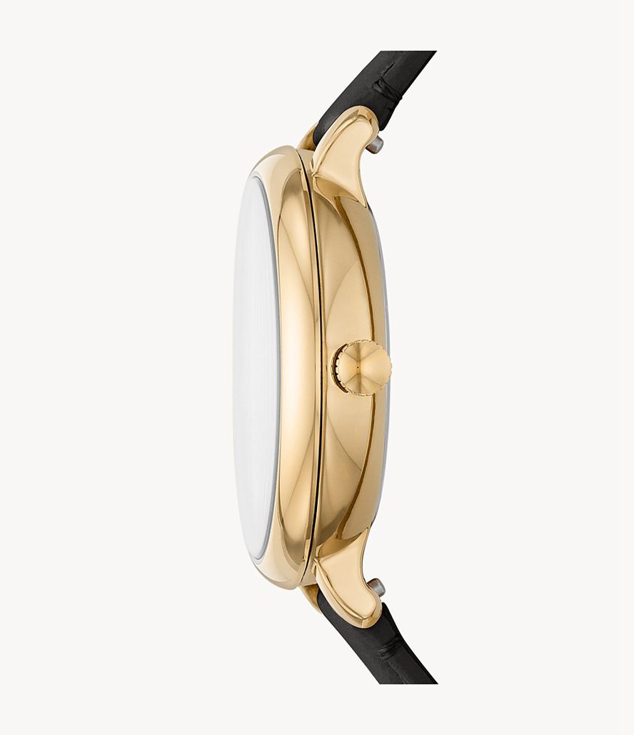 Fossil Jacqueline Solar-Powered Eco Læder Ure Dame Guld | KIADCB-704