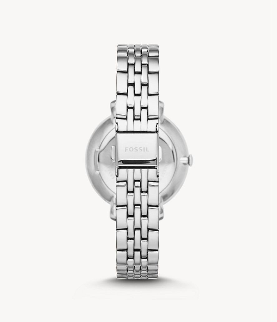 Fossil Jacqueline Stainless Steel Ure Dame Sølv | HCBRKL-381