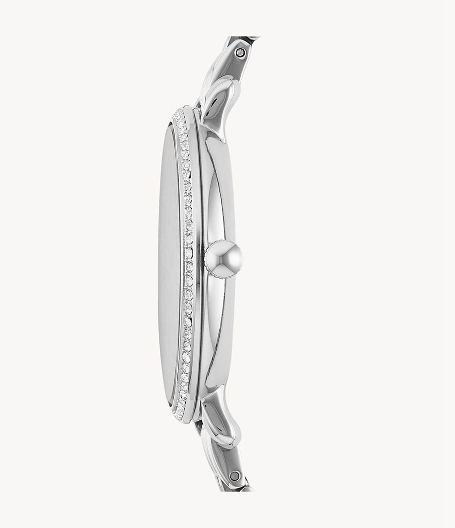 Fossil Jacqueline Stainless Steel Ure Dame Sølv | HCBRKL-381