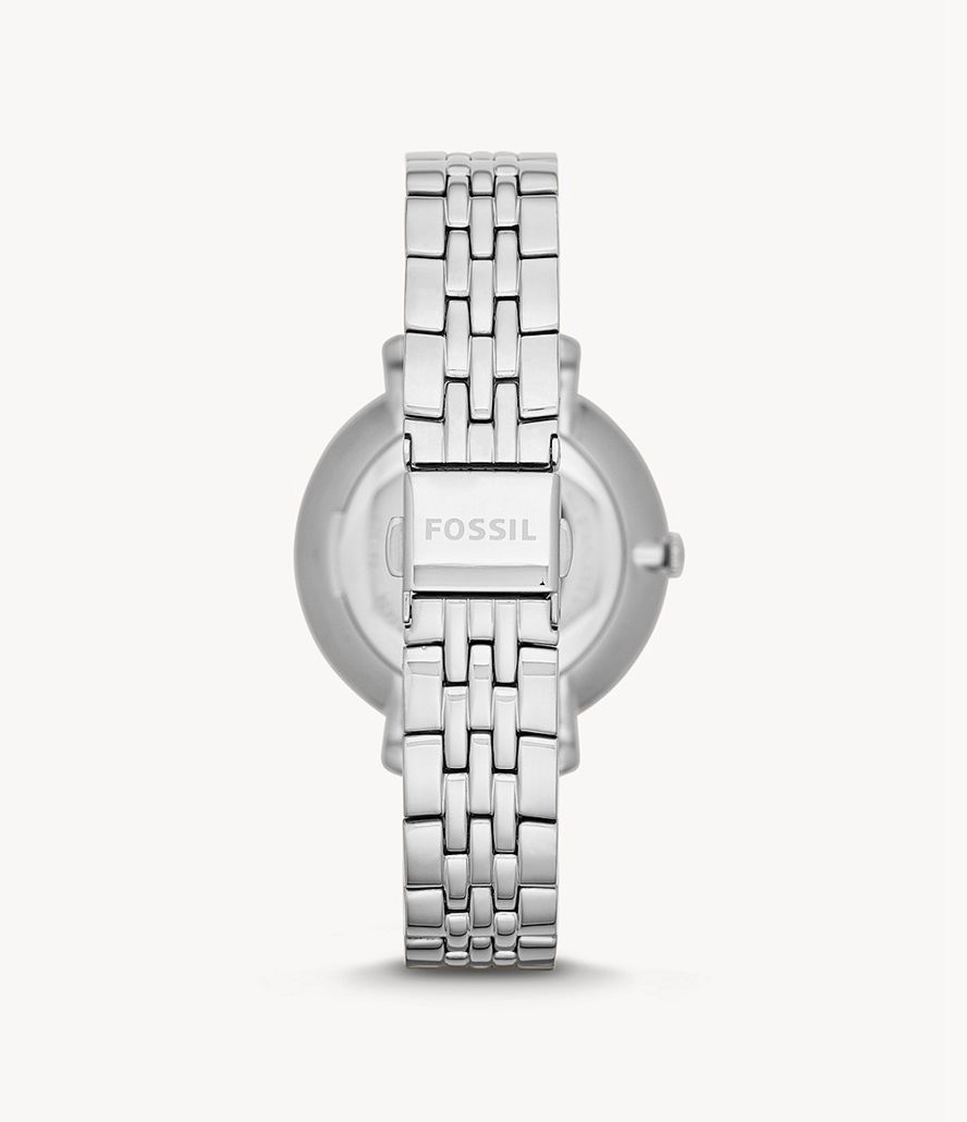 Fossil Jacqueline Stainless Steel Ure Dame Sølv | LMUCDY-763