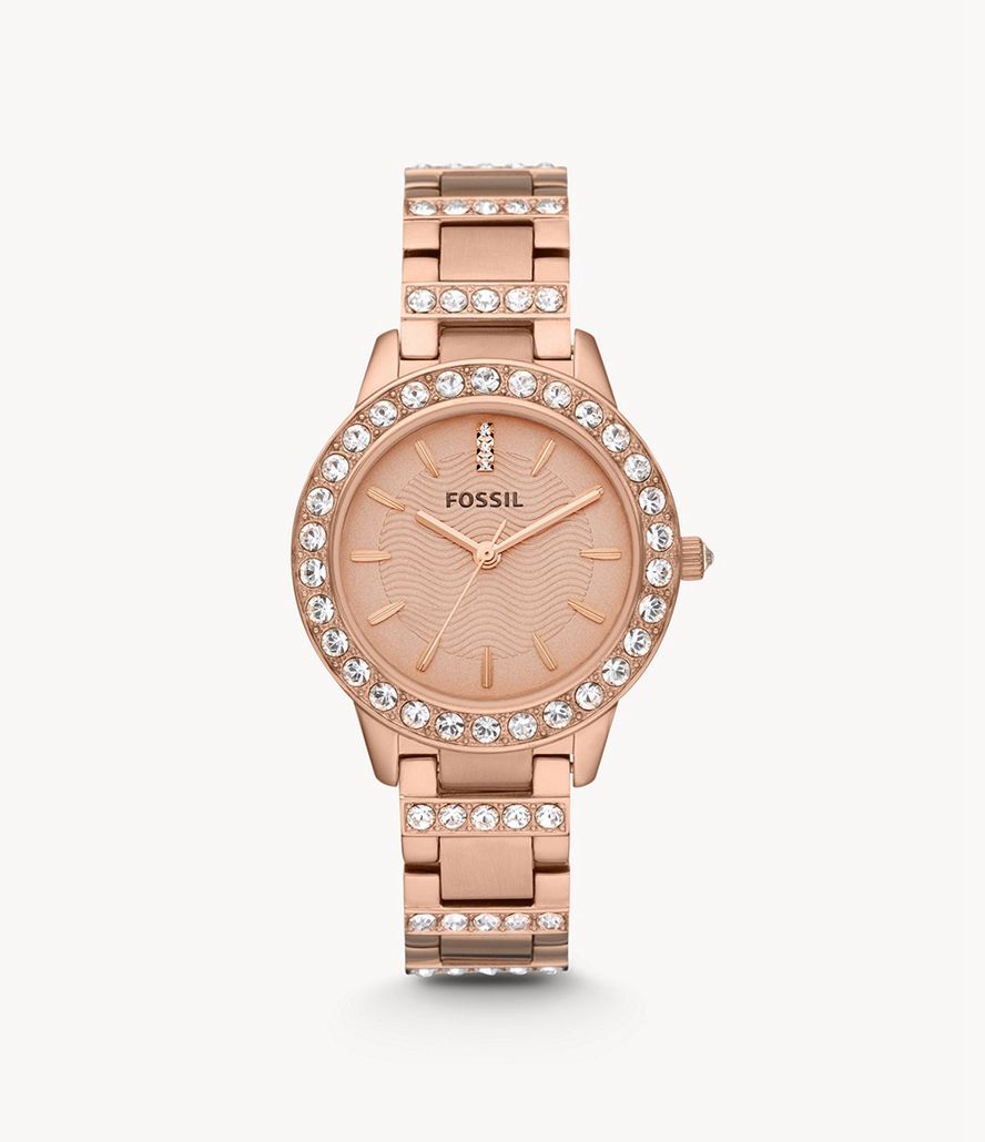 Fossil Jesse Rose-Tone Stainless Steel Ure Dame Lyserød Guld | ZQGLHW-145