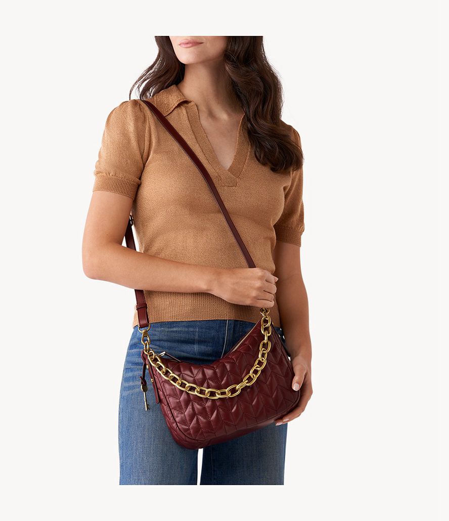 Fossil Jolie Crossbody Taske Dame Bordeaux | AWOGML-712