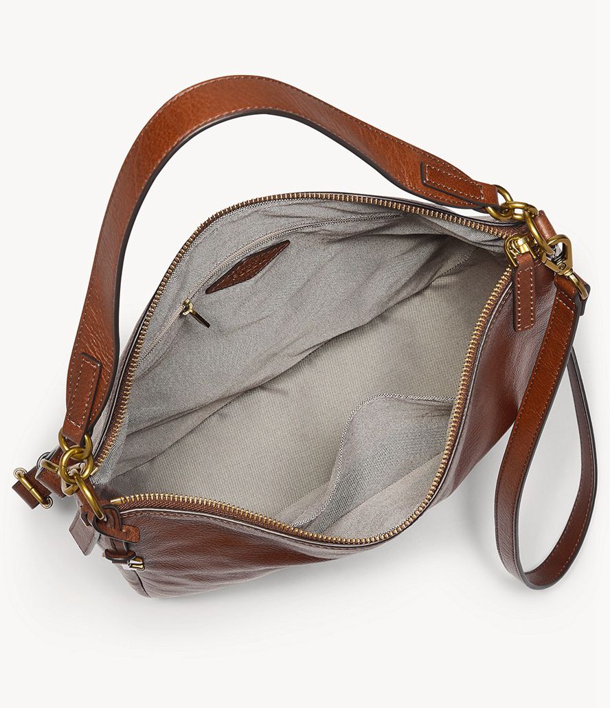 Fossil Jolie Hobo Taske Dame Brune | YXRUBM-523