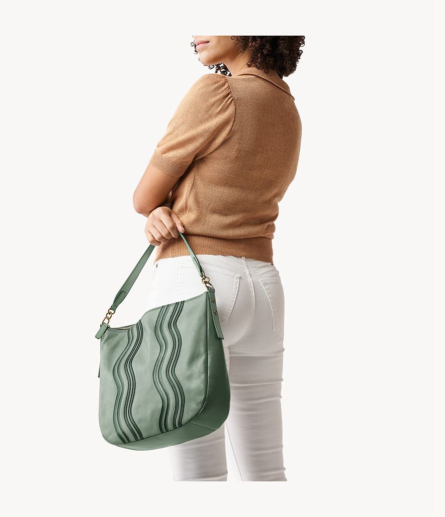 Fossil Jolie Hobo Taske Dame Grøn | VEUJGW-063