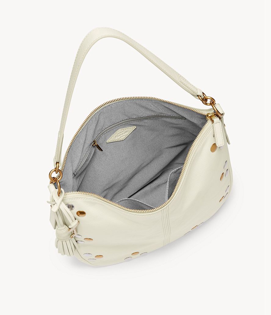 Fossil Jolie Hobo Taske Dame Hvide | SMYUXG-357