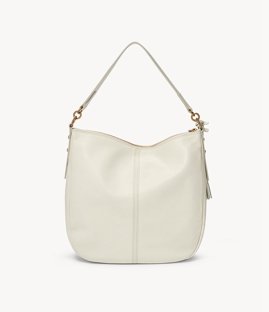 Fossil Jolie Hobo Taske Dame Hvide | SMYUXG-357