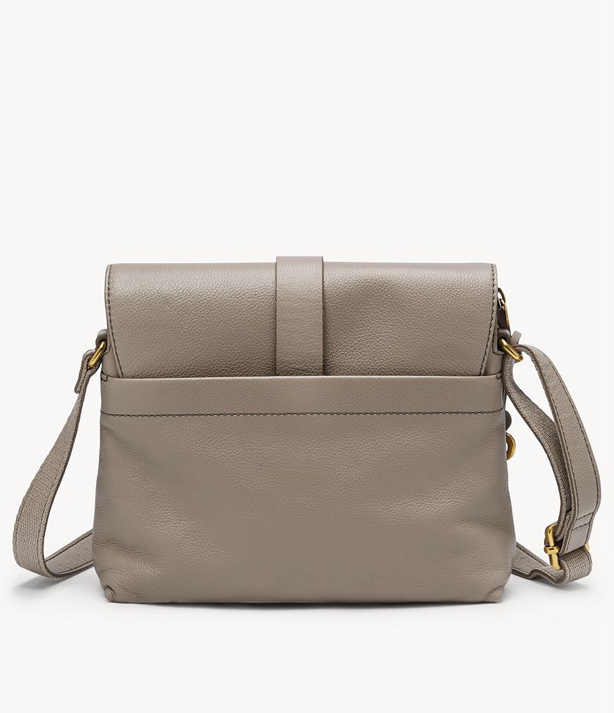 Fossil Kinley Crossbody Taske Dame Grå | YLZMVA-270