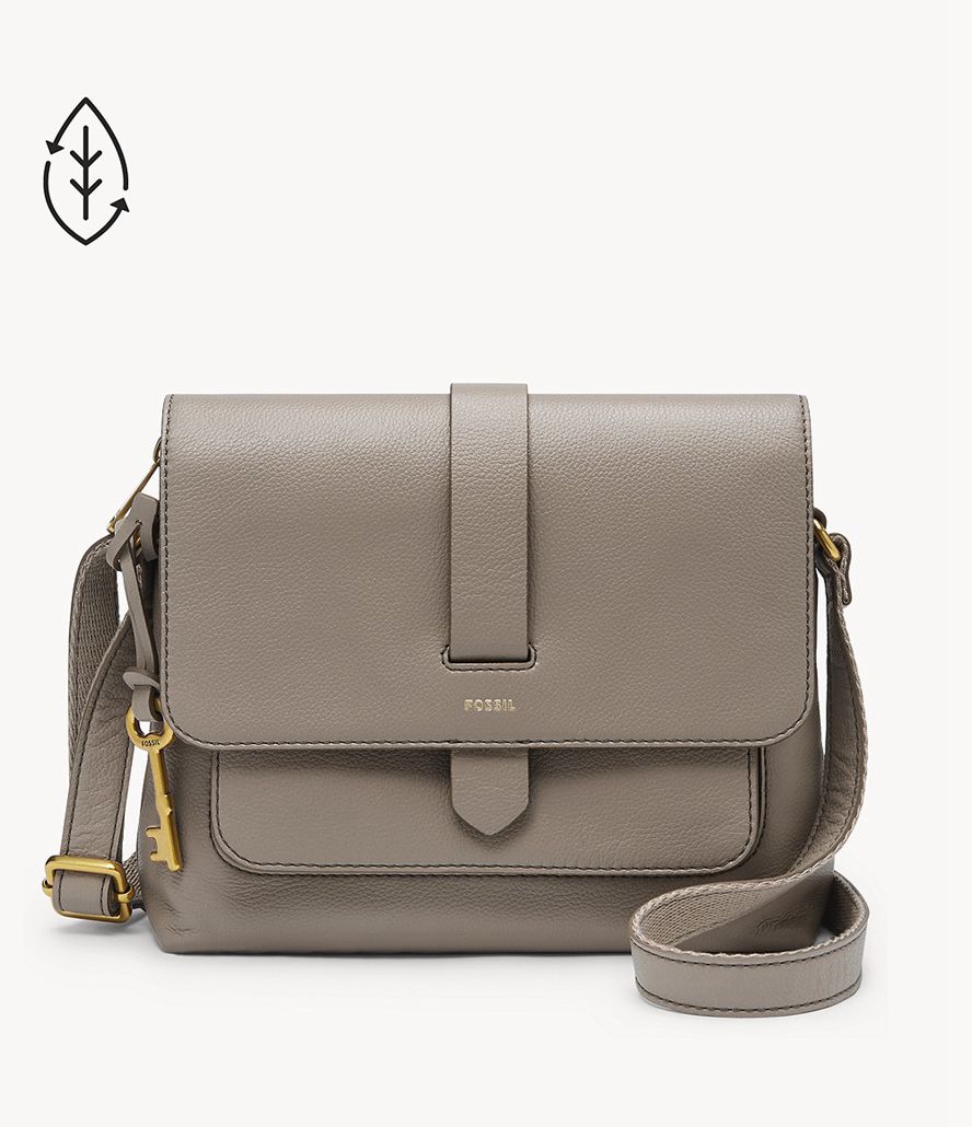 Fossil Kinley Crossbody Taske Dame Grå | YLZMVA-270