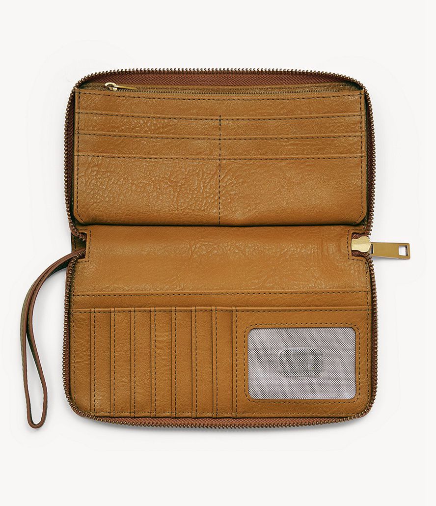 Fossil Liza Zip Clutch Taske Dame Flerfarvede | UELMXR-871