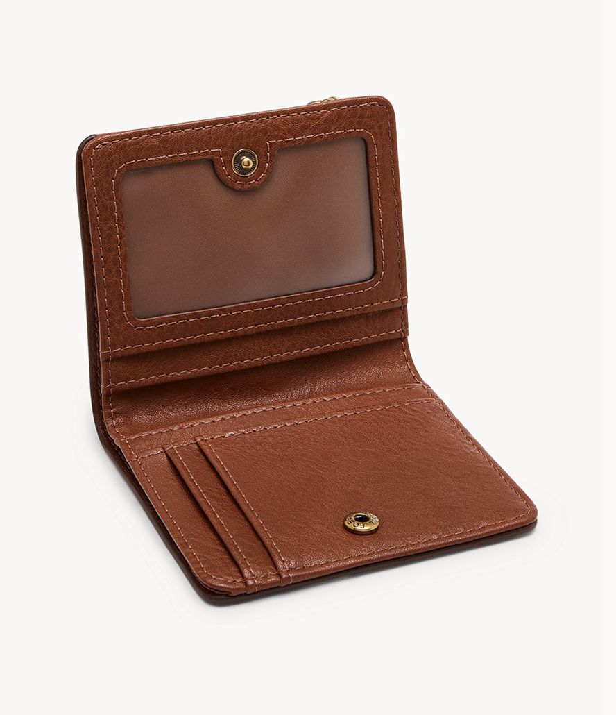 Fossil Logan Bifold Tegnebog Dame Brune | ESILUC-307