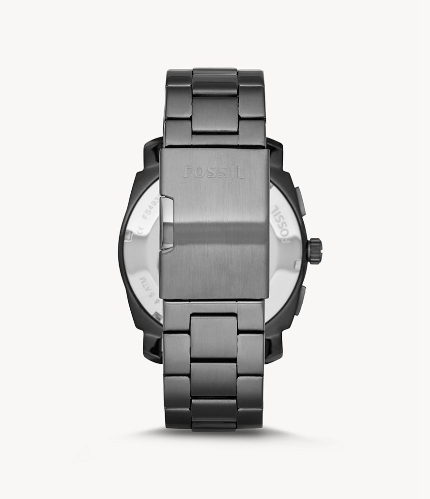 Fossil Machine Kronograf Stainless Steel Ure Herre Grå | ENZRWM-136