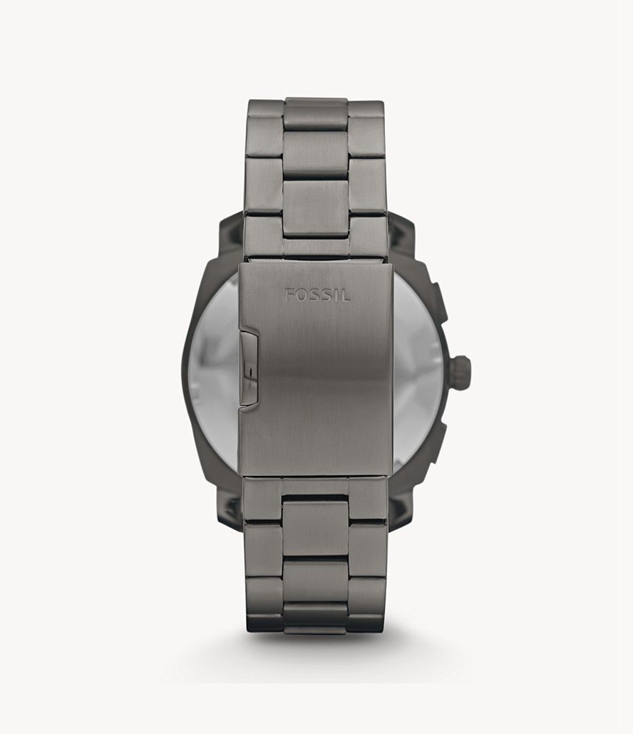 Fossil Machine Kronograf Stainless Steel Ure Herre Grå | SLJDKC-016