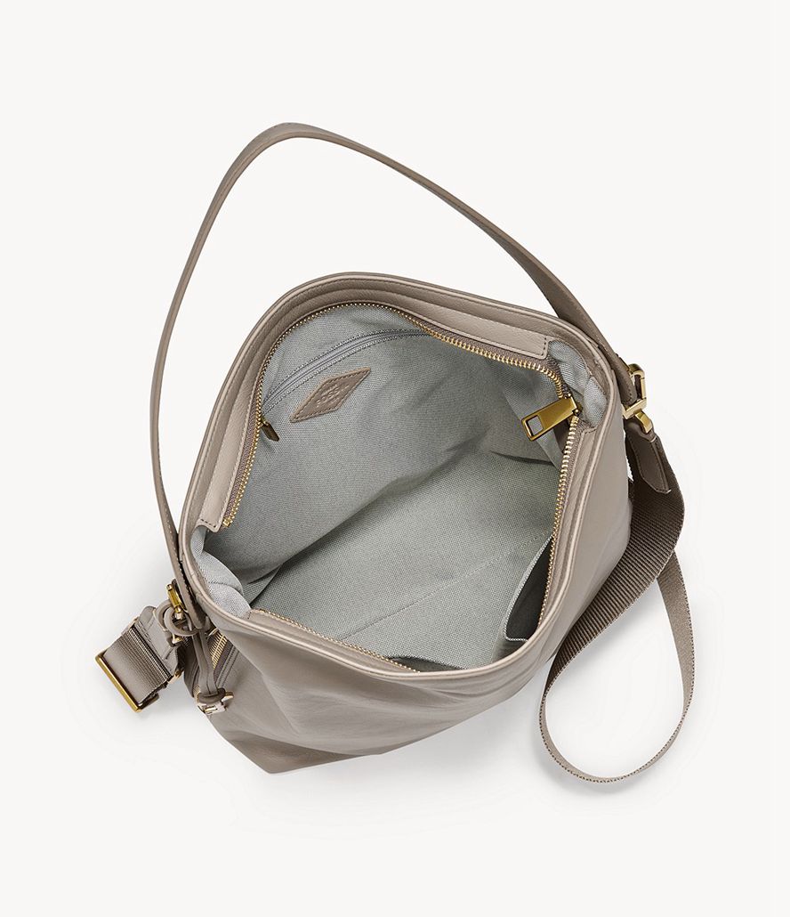 Fossil Maya Hobo Taske Dame Grå | OFWZCR-268