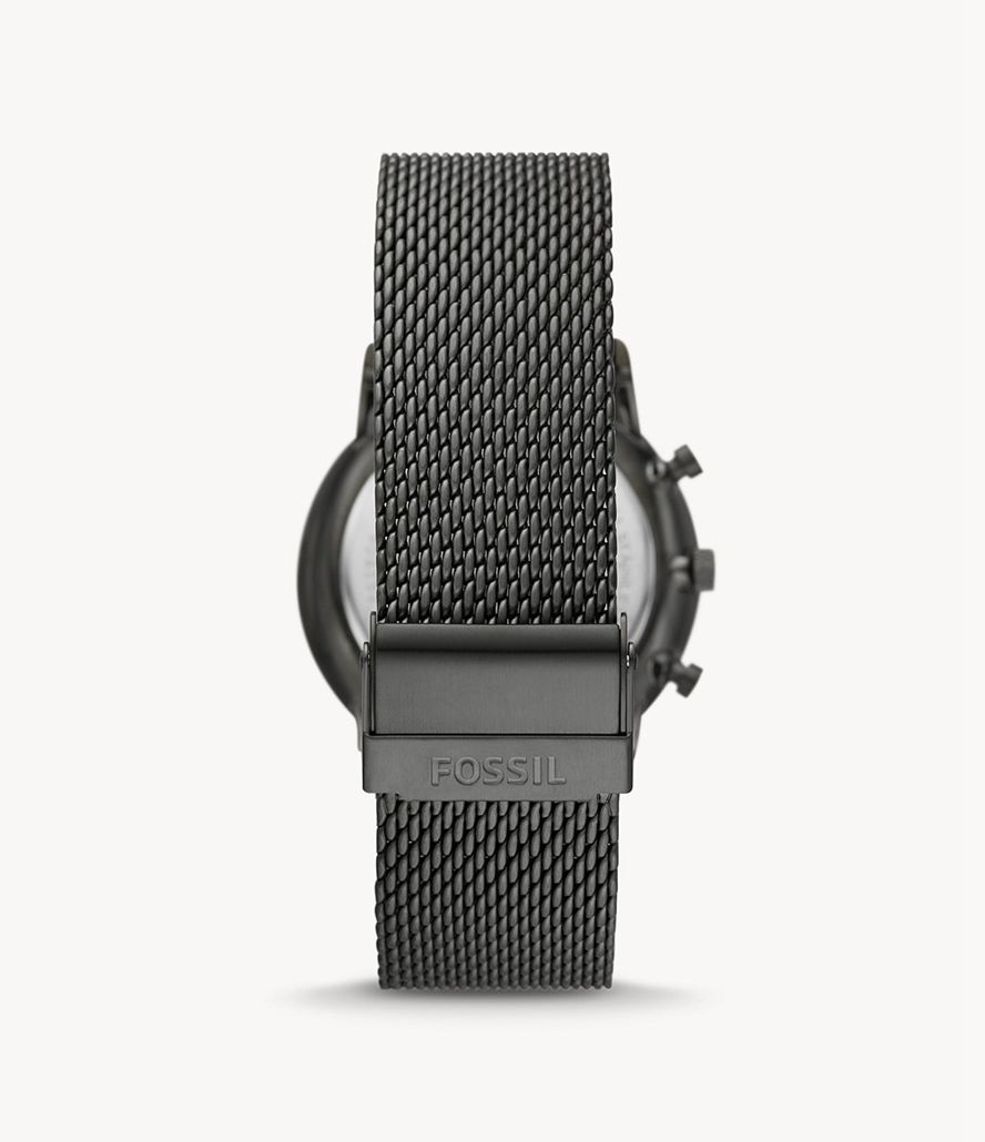 Fossil Minimalist Kronograf Stainless Steel Mesh Ure Herre Grå | SHMVPR-380