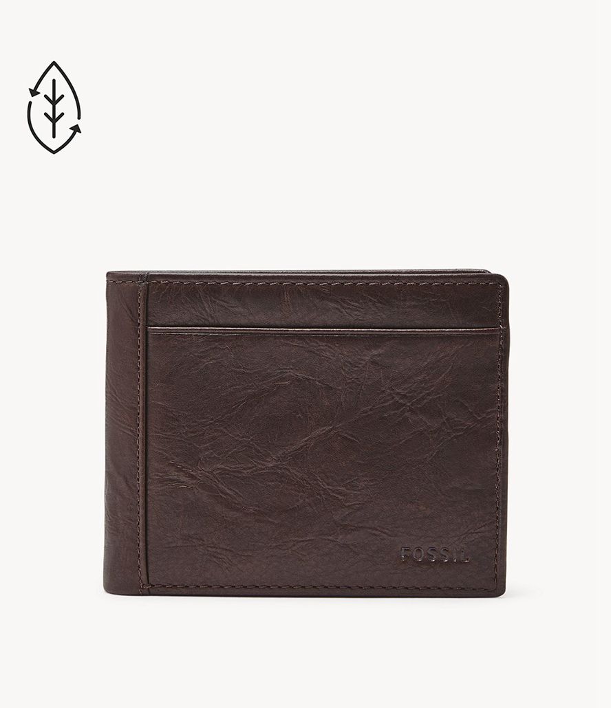 Fossil Neel With Flip Id Bifold Tegnebog Herre Brune | YIJHLO-359