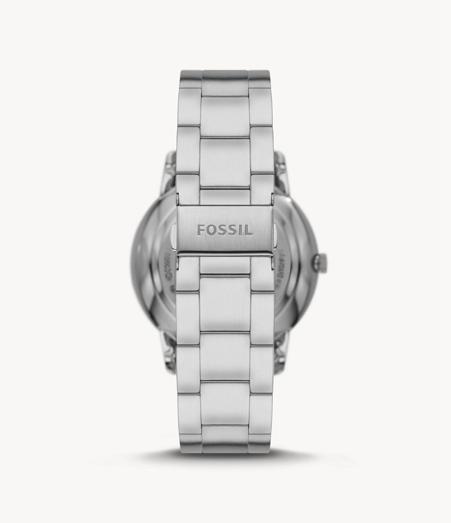 Fossil Neutra Twist Stainless Steel Ure Herre Sølv | TQXBHJ-679