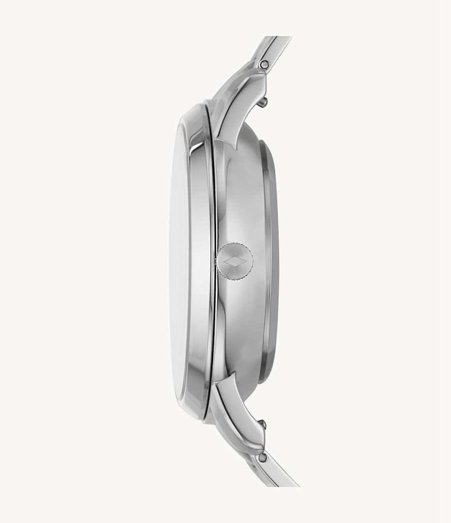 Fossil Neutra Twist Stainless Steel Ure Herre Sølv | TQXBHJ-679