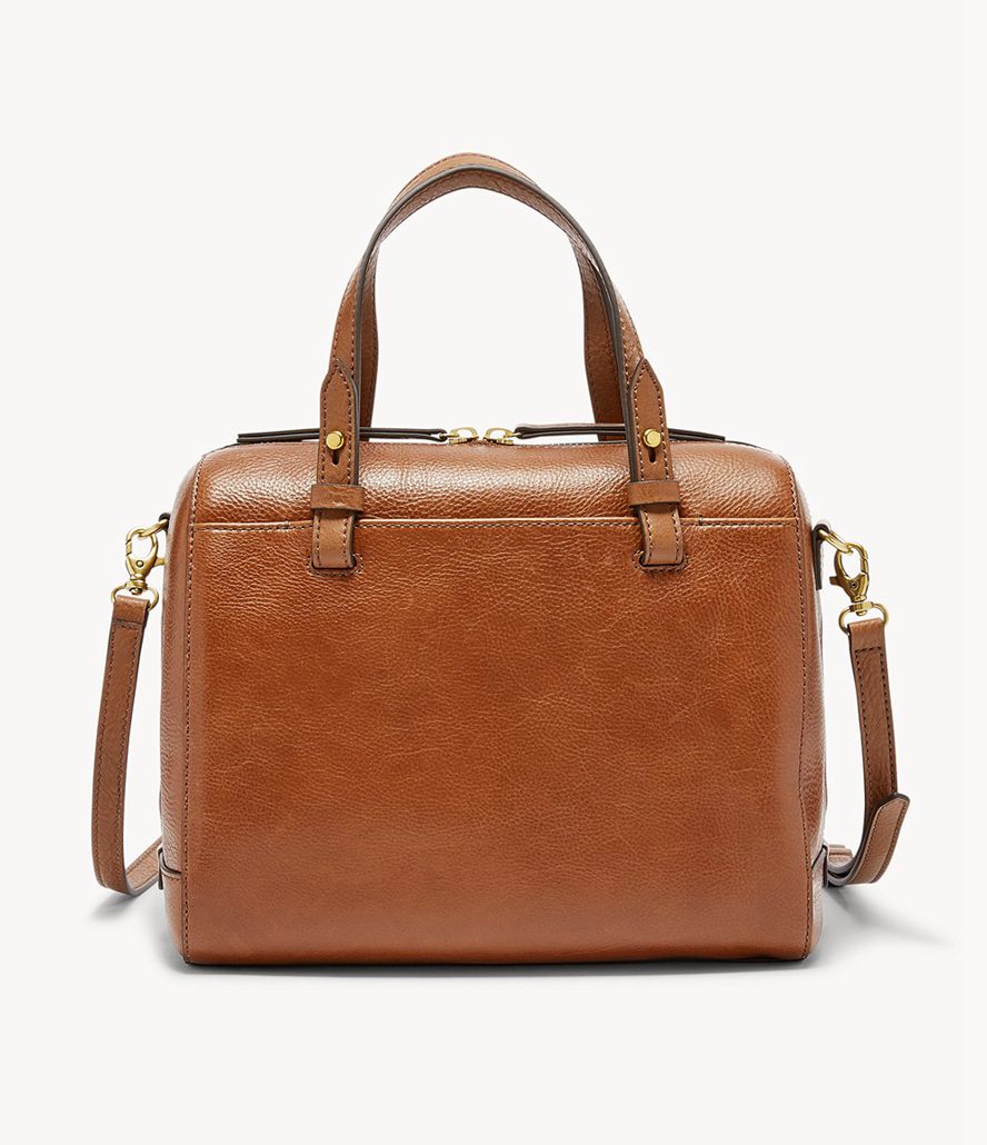 Fossil Rachel Satchel Taske Dame Brune | SNLFCV-105