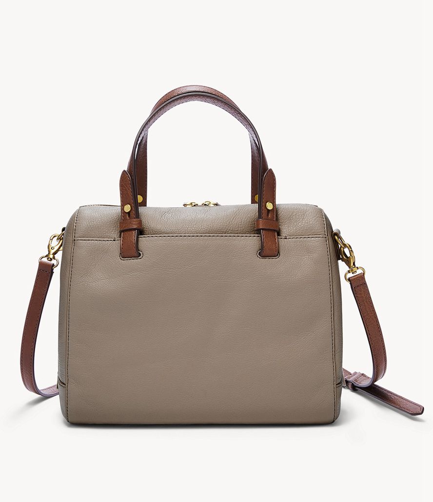 Fossil Rachel Satchel Taske Dame Grå | DAPWVI-376