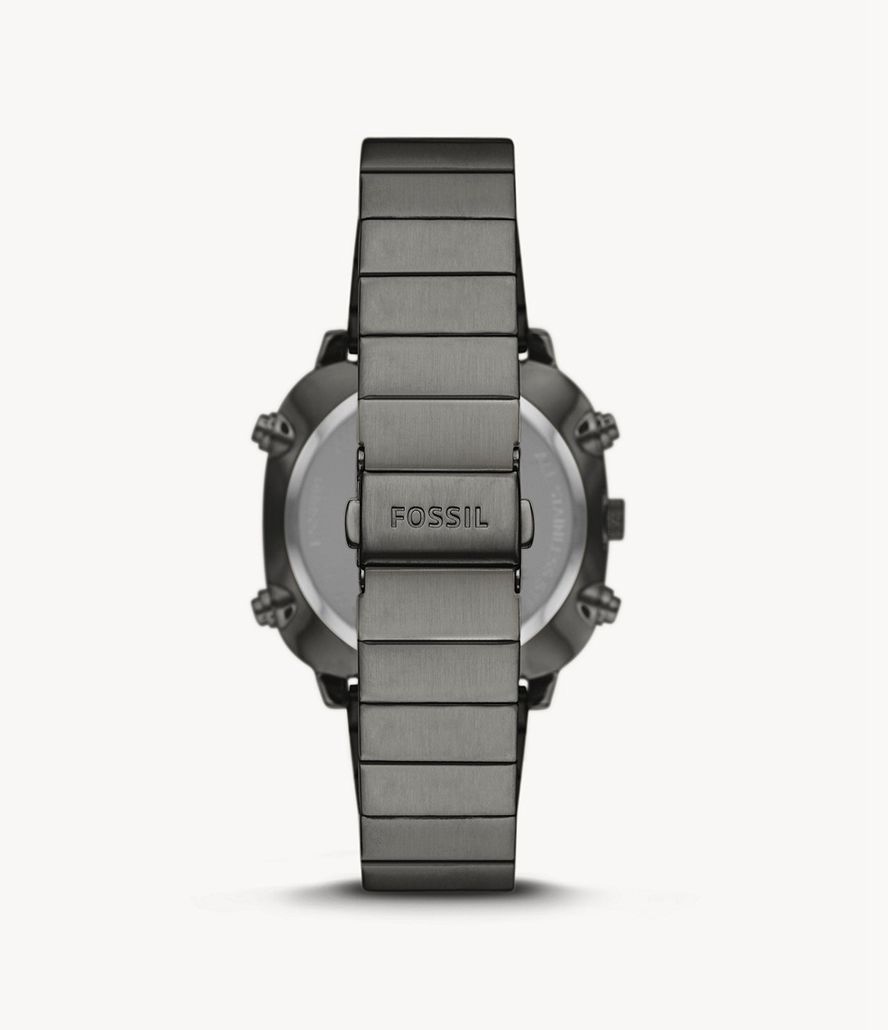 Fossil Retro Analog-Digital Stainless Steel Ure Herre Grå | QBSUIC-293