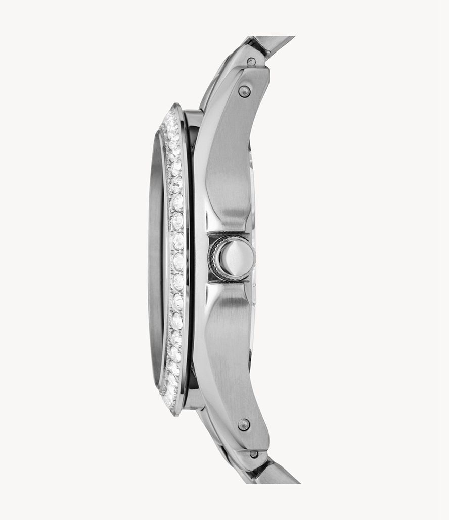 Fossil Riley Multifunktion Stainless Steel Ure Dame Sølv | AOHNUM-426