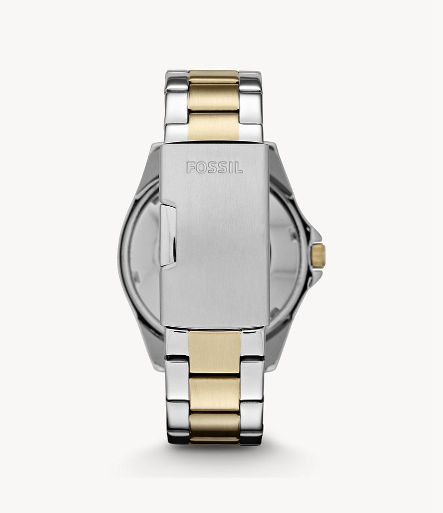 Fossil Riley Multifunktion Two-Tone Stainless Steel Ure Dame Sølv Guld | NKUHYM-842