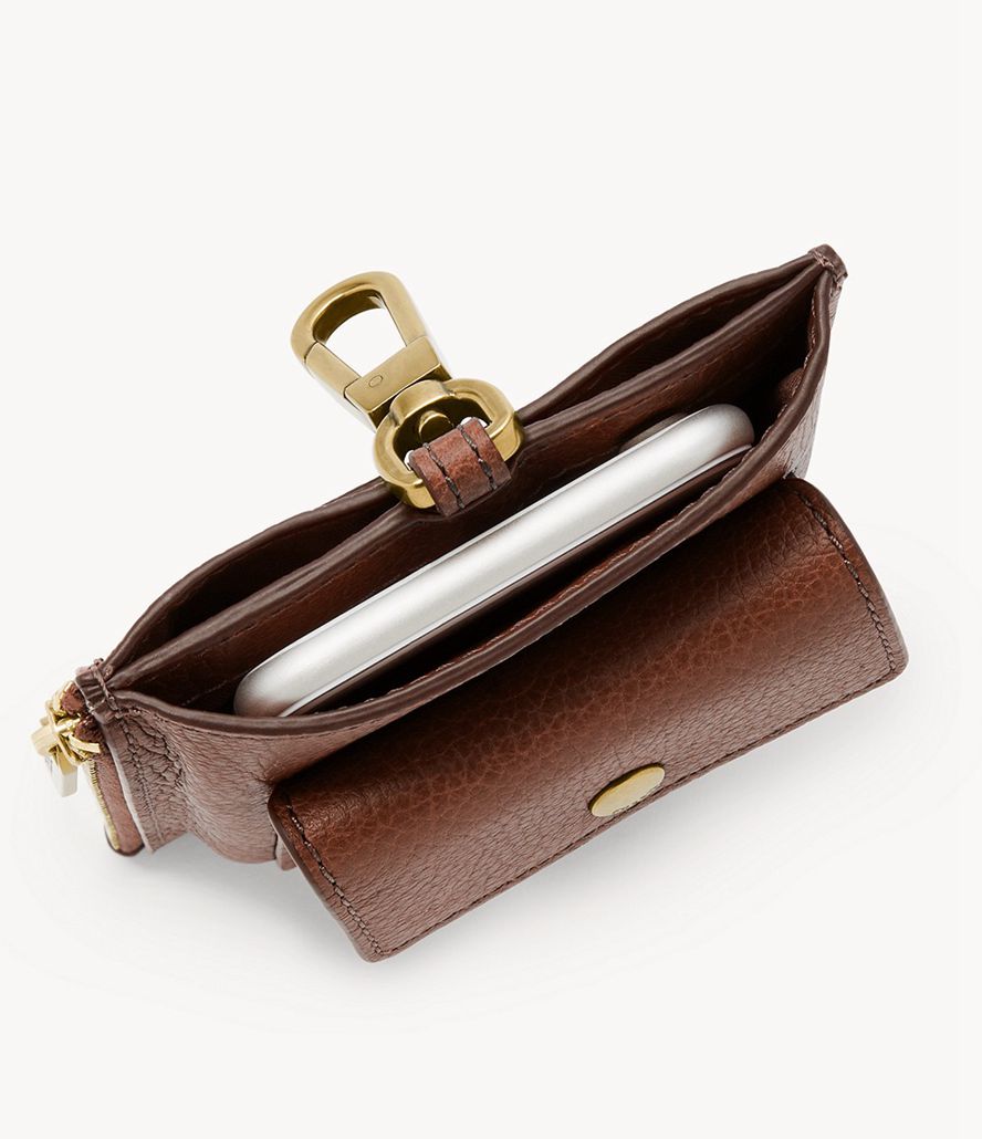 Fossil Rio Crossbody Taske Dame Brune | ZJAYQX-472