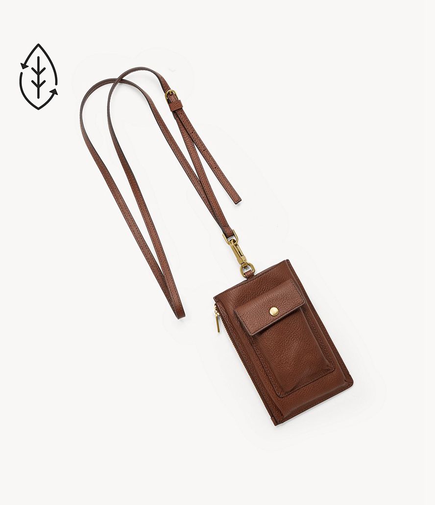 Fossil Rio Crossbody Taske Dame Brune | ZJAYQX-472