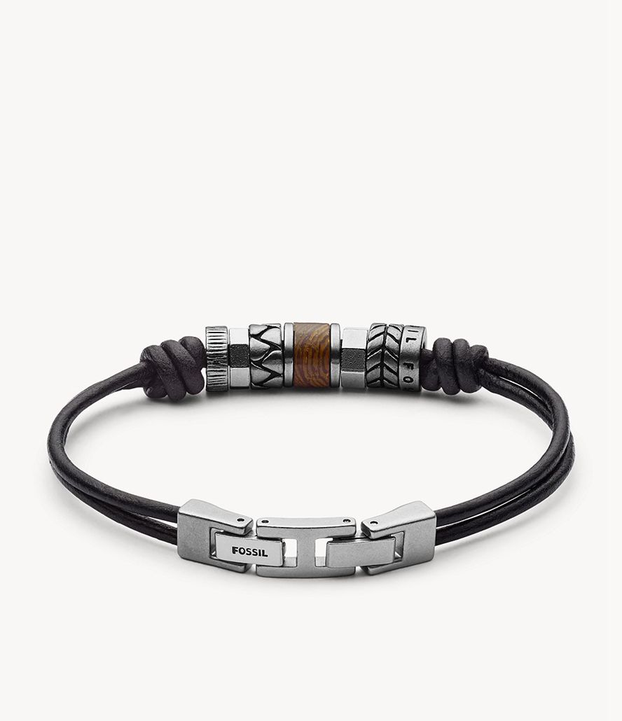 Fossil Rondell Armbånd Herre Sølv | TMIFKN-306