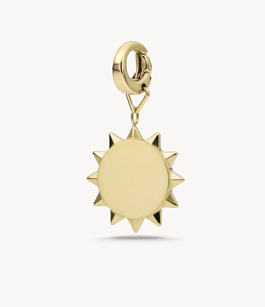 Fossil Rowan Oh Soing Stainless Steel Sun Charms Dame Guld | OIRENT-973