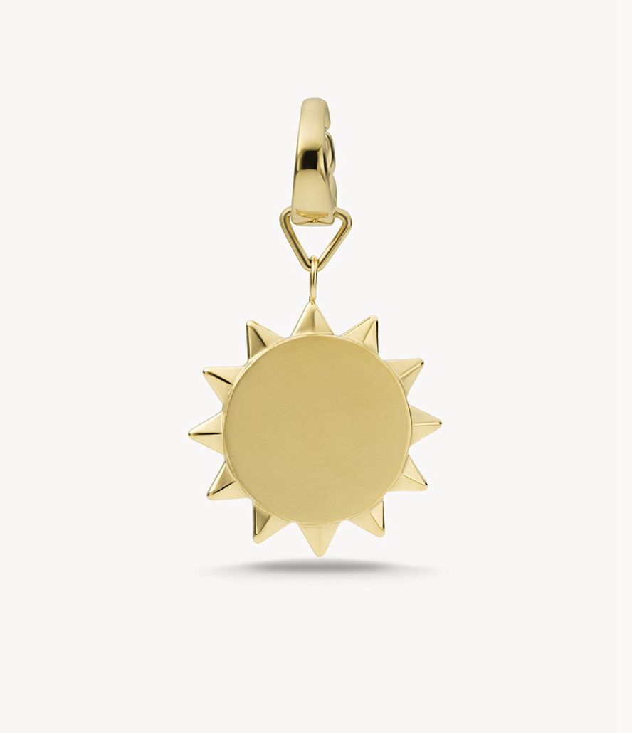 Fossil Rowan Oh Soing Stainless Steel Sun Charms Dame Guld | OIRENT-973