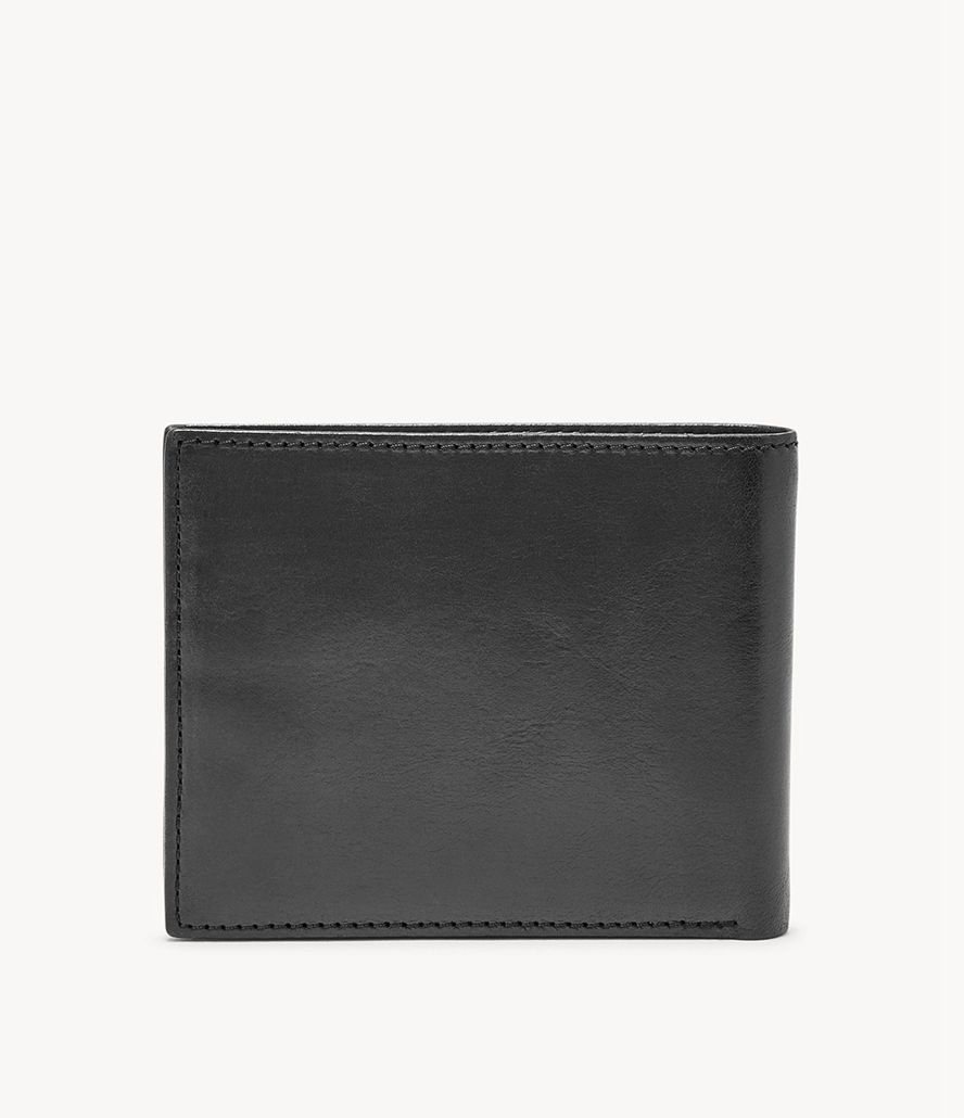 Fossil Ryan Rfid Flip Id Bifold Tegnebog Herre Sort | XFLZBS-316