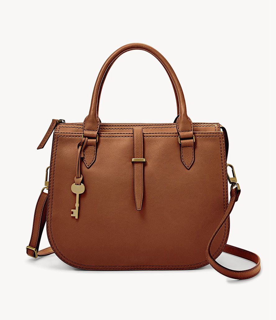 Fossil Ryder Satchel Taske Dame Brune | JSGTKQ-071