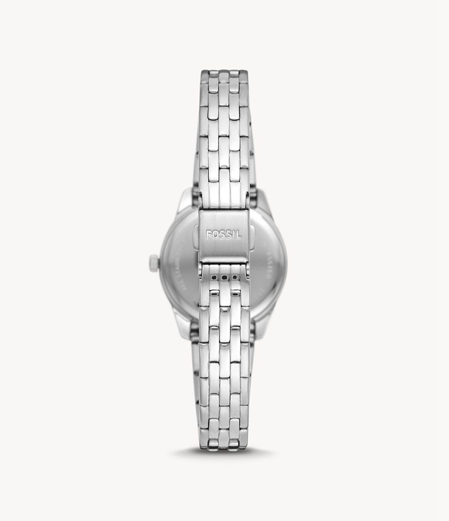 Fossil Scarlette Micro Three-Hand Date Stainless Steel Ure Dame Sølv | HOBEDN-632