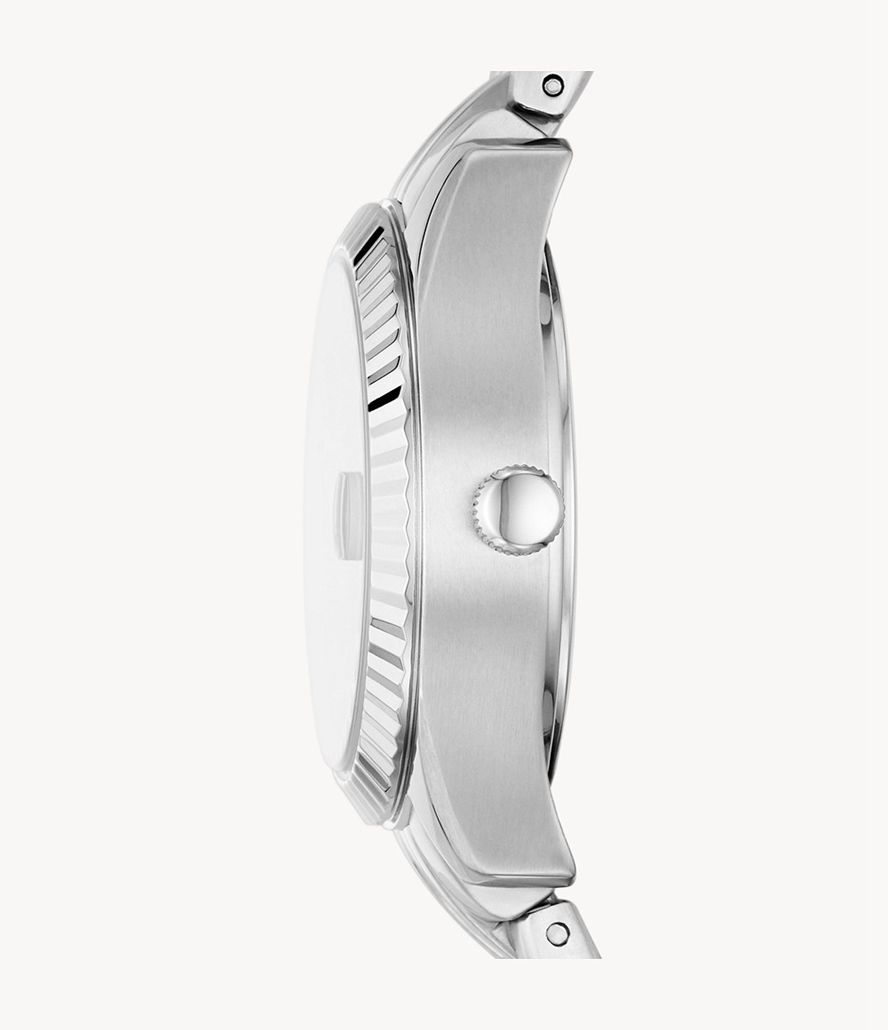 Fossil Scarlette Micro Three-Hand Date Stainless Steel Ure Dame Sølv | HOBEDN-632