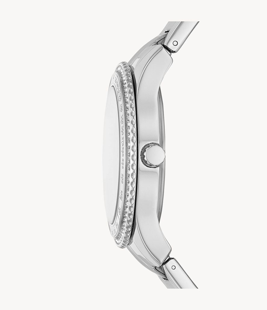 Fossil Stella Sports Multifunktion Stainless Steel Ure Dame Sølv | QRZHUO-150