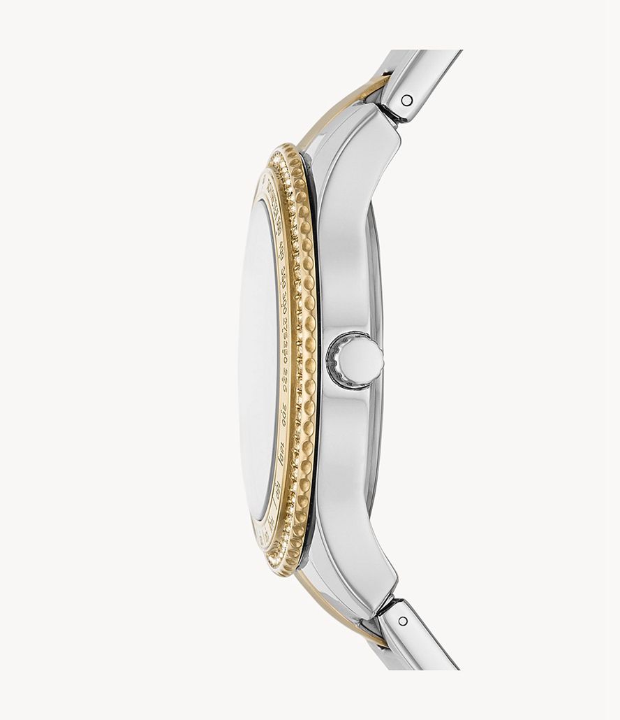 Fossil Stella Sports Multifunktion Two-Tone Stainless Steel Ure Dame Guld | UZYWRE-902