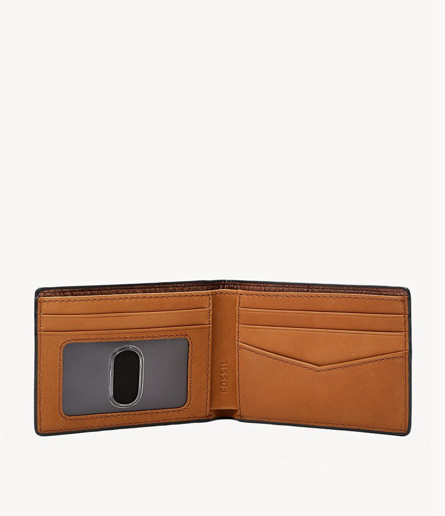 Fossil Steven Front Pocket Bifold Tegnebog Herre Rød | FUJLOH-948