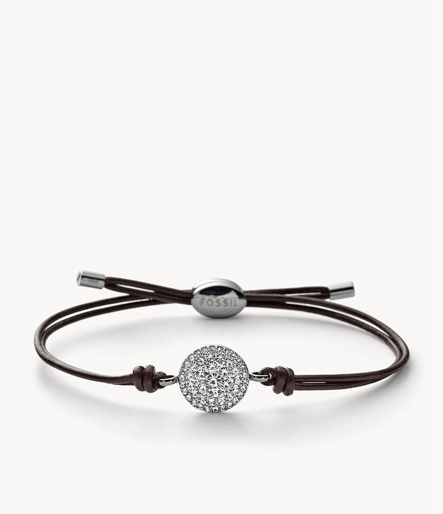 Fossil Sutton Glitz Disc Wrist Wrap Armbånd Dame Brune | CTUSOM-324