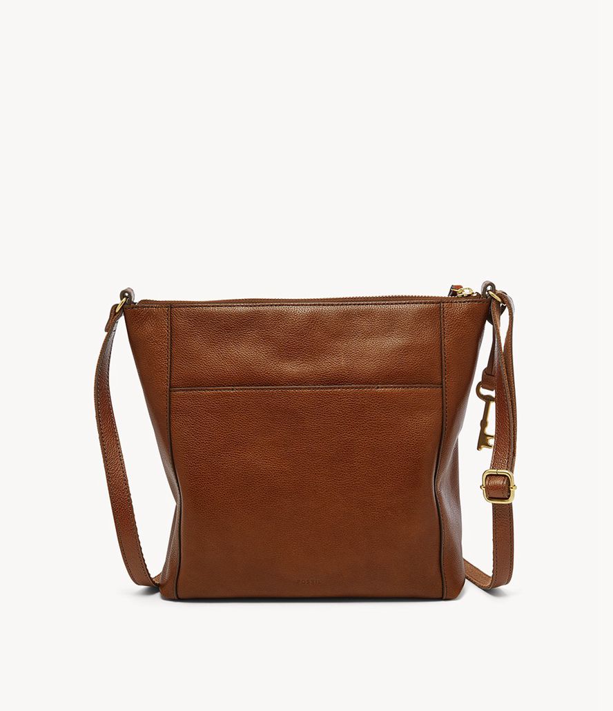 Fossil Tara Crossbody Taske Dame Brune | MZRSUH-014