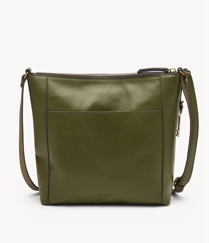 Fossil Tara Crossbody Taske Dame Grøn | JKPNZF-782