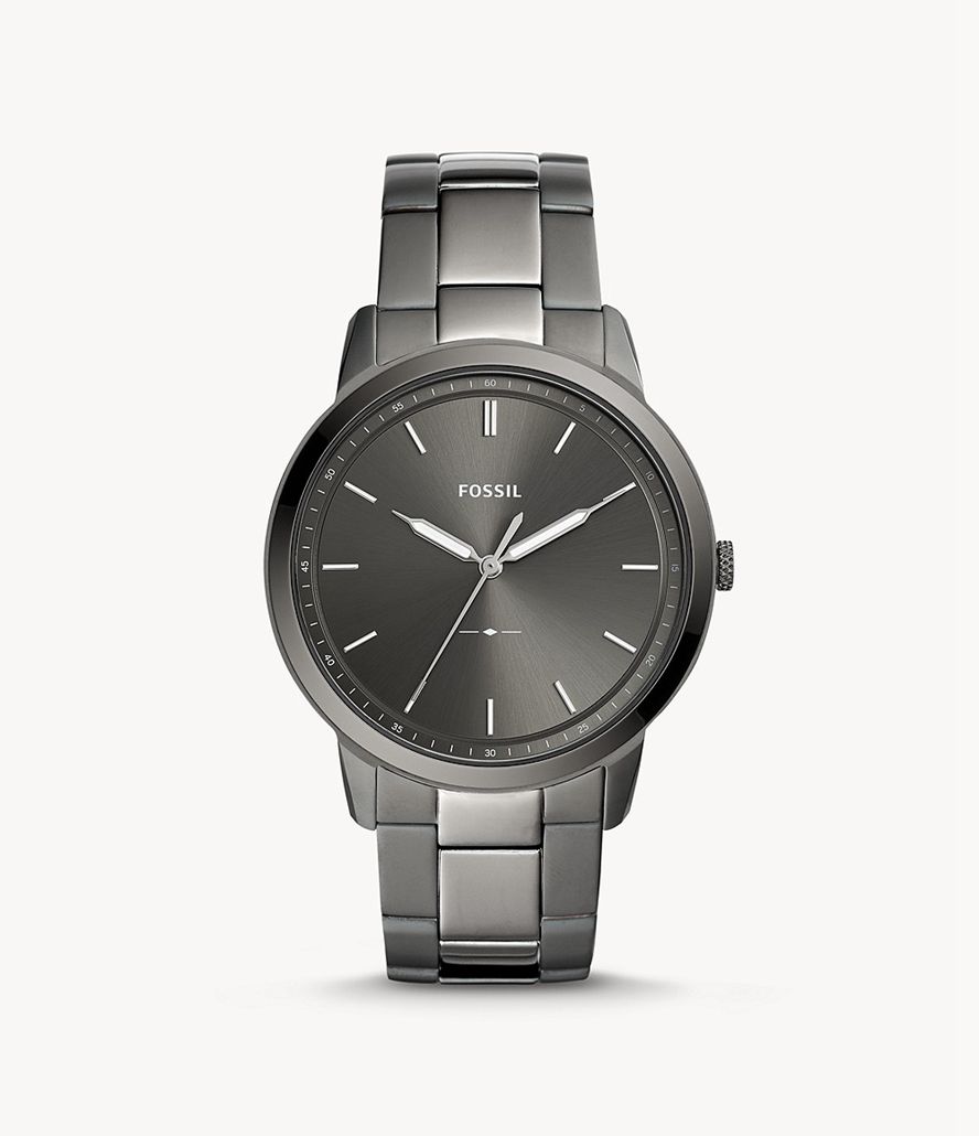 Fossil The Minimalist Three-Hand Stainless Steel Ure Herre Grå | WXALJU-476