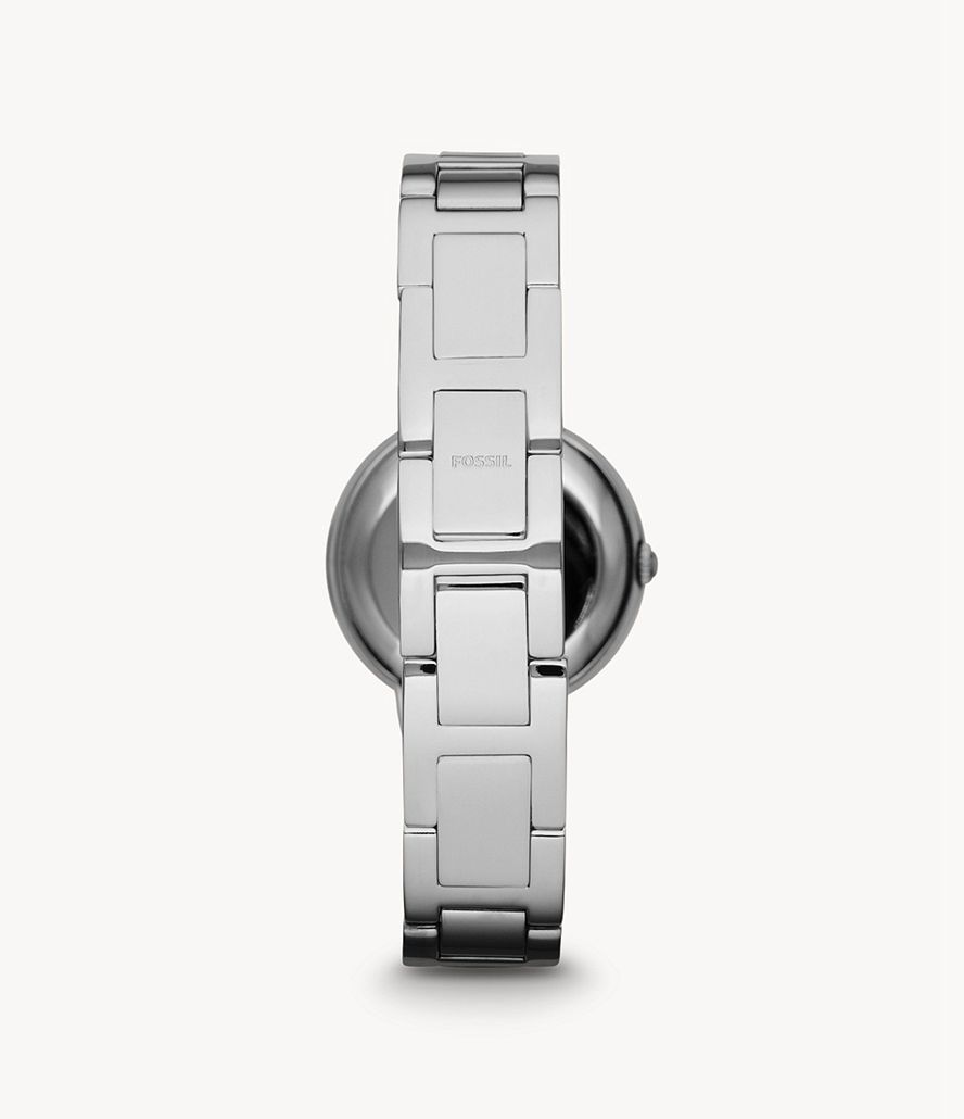 Fossil Virginia Stainless Steel Ure Dame Sølv | VGMPXI-689